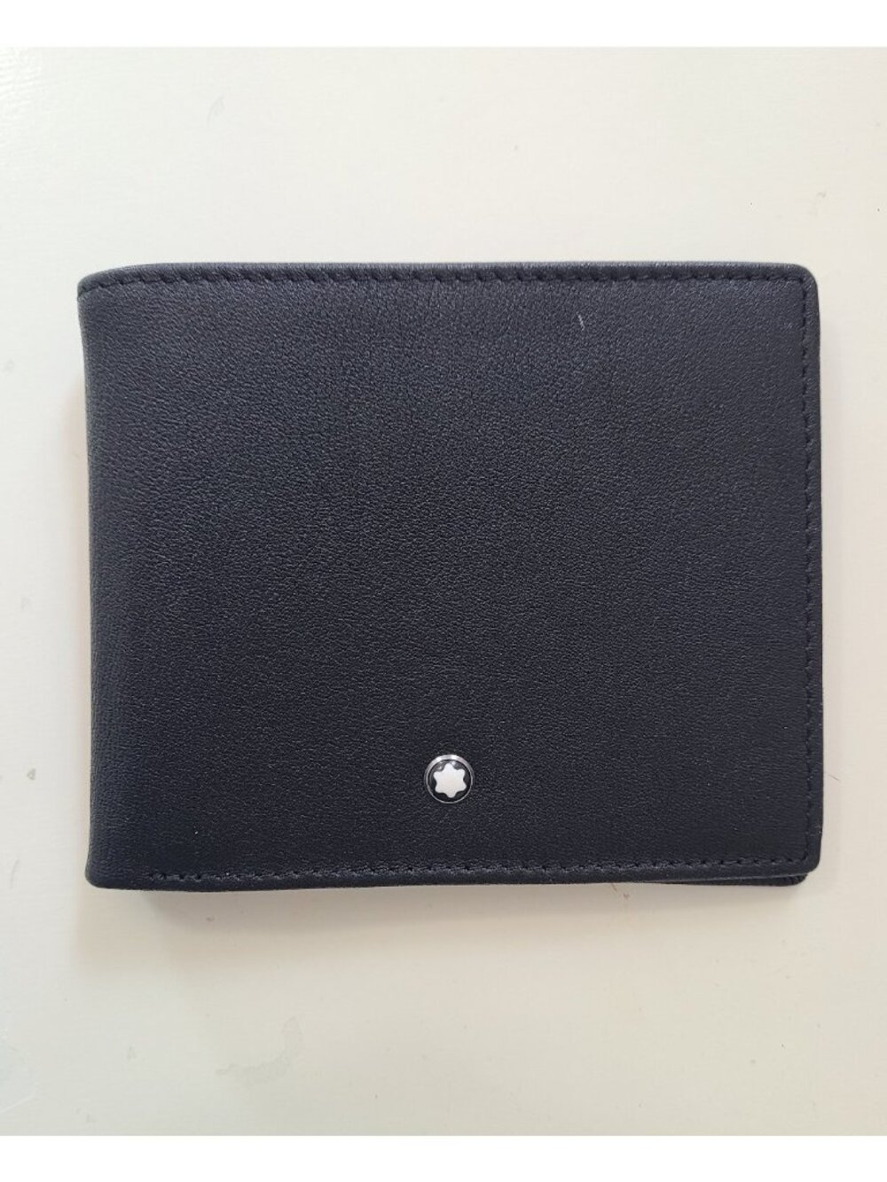 NWOT Montblanc Sartorial Leather 8CC Wallet Black